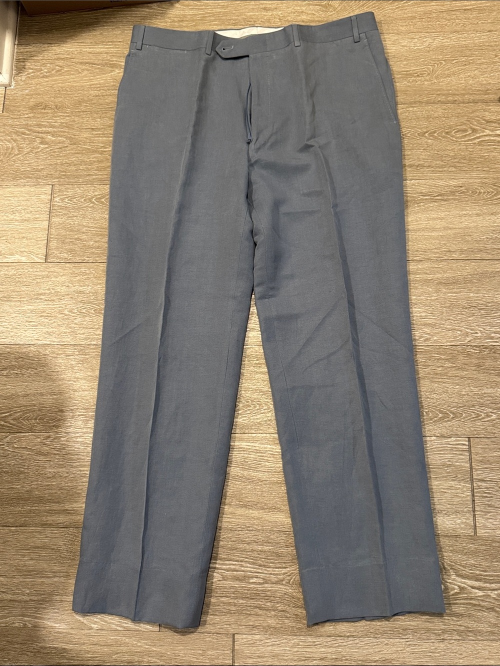 Men's Gray Dress Pants - Classic Straight Fit